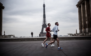 Deux joggers à Paname