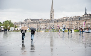 Bordeaux sous la pluie. (Archives)