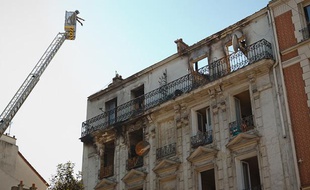 L'immeuble de la rue Gabriel Péri, à Saint-Denis, où un incendie a fait deux morts dans la nuit de samedi à dimanche 9 septembre 2012