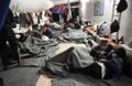 Des migrants sur l'Ocean Viking le 6 novembre 2022.