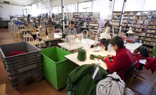 Un atelier de confection en France
