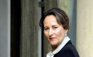 Ségolène Royal, la ministre de l'Energie arrive à l'Elysée le 18 juin 2014 pour présenter sa proposition de loi sur la transition énergétique.