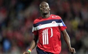 L'attaquant de Lille, Moussa Sow, le 29 mai 2011 au Stadium Nord.