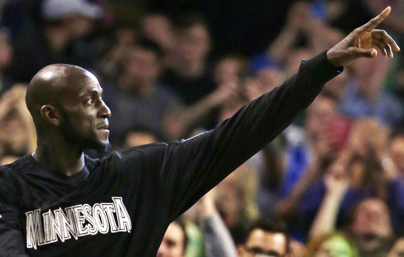 Kevin Garnett sous le maillot des Minnesota Timberwolves, le 21 décembre 2015.