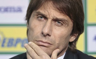 Le sélectionneur de l'talie Antonio Conte le 27 mars 2015.