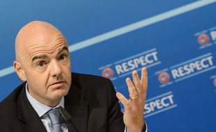 Gianni Infantino le 15 octobre 2015 à l'UEFA.