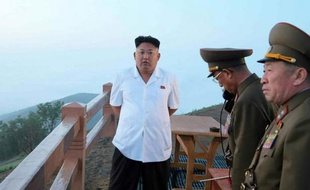 Photo du dirigeant nord-coréen Kim Jong-Un distribuée le 30 juin 2014 par l'agence de presse nord-coréenne