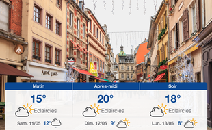 Météo Mulhouse: Prévisions du vendredi 10 mai 2019
