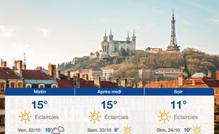 Météo Lyon: Prévisions du jeudi 21 octobre 2021