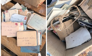 Les deux cents lettres d'amour retrouvées dans une déchetterie.