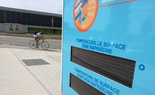 Les pavés rafraîchissants sont testés dans le quartier de Montaudran, à Toulouse.