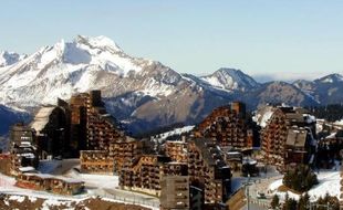 Une vue de la station d'Avoriaz dans les Alpes du Nord