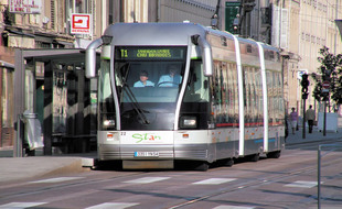 Le tram de Nancy (illustration).