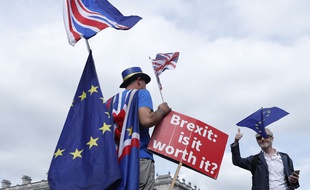 Un partisan du "Remain" (rester dans l'UE).