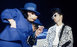 Les Pet Shop Boys en concert à Londres en 1991