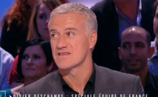 Didier Deschamps sur le plateau de Canal +, le 12 décembre 2014.