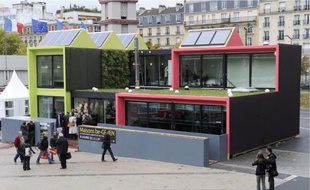 La maison Be-Green est présentée au salon Batimat, Porte de Versailles.