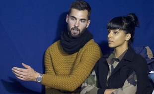 Benoît Paire et Shy'm en novembre 2015 à Bercy.