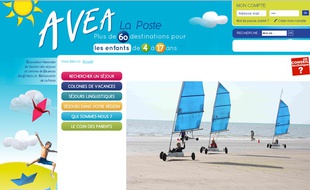 Capture d'écran du site http://www.avea-vacances.fr/ 29 octobre 2015.