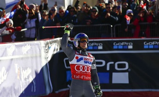 Alexis Pinturault, le 10 décembre 2016 à Val d'Isère.