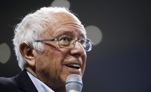 Le candidat à l'investiture démocrate Bernie Sanders, le 27 février 2020.