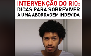 Capture d'écran de la vidéo publiée le 18 février par trois jeunes donnant leurs conseils pour survivre au Brésil en tant que Noir.