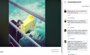 Cette vidéo montrant un homme vider une poubelle dans la mer est devenue virale.