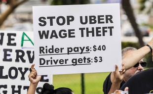 Les chauffeurs d'Uber et Lyft ont fait grève aux Etats-Unis le 8 mai 2019 pour défendre leurs droits.