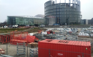 Parlement européen à Strasbourg le 07 février 2018