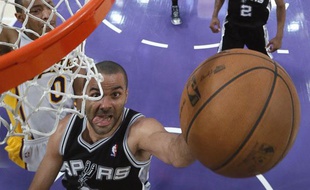 Tony Parker, le meneur de jeu français des San Antonio Spurs, le 29 avril 2013, à Los Angeles.