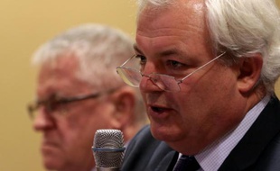 Le secrétaire général adjoint de l'ONU, Stephen O'Brien, à Amman le 20 septembre 2015