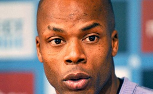 L'attaquant français Sylvain Wiltord, à Marseille le 9 janvier 2009.