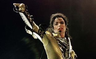 Michael Jackson, lors de sa tournée mondiale «HIStory world tour», à Vienne en juillet 1997.