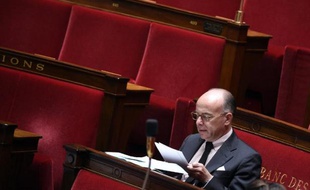 Le ministre de l'Intérieur Bernard Cazeneuve lors des questions au gouvernement à l'Assemblée Nationale, le 10 septembre 2014