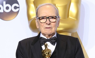 Le compositeur Ennio Morricone lors de la 88e cérémonie des Oscars