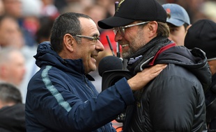 Sarri et Klopp