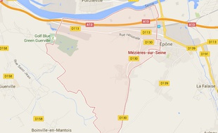 Carte de Mézières-sur-Seine
