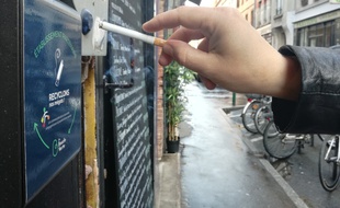 Dans le quartier toulousain de la Colombette, les mégots sont collectés et recyclés.