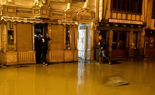 Une cinquantaine de commerces ont été touchés par les inondations dimanche à Morlaix.