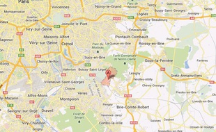 Google map de Marolles en Brie.