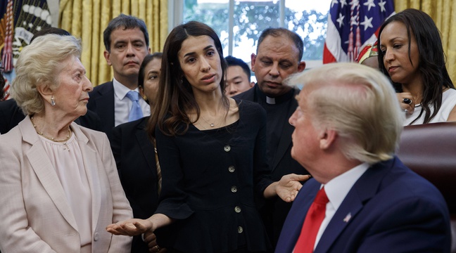«C'est les Kurdes et qui?»... Donald Trump rencontre la Yazidie Nadia Murad