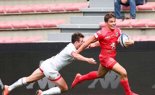 Antoine Dupont, une nouvelle fois excellent avec le Stade Toulousain ce dimanche contre les Irlandais de l'Ulster en quart de finale de Champions Cup.