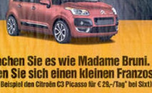 Nouvelle publicité pour Sixt