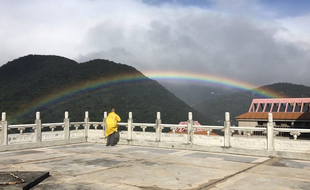 L'arc-en-ciel aurait été visible pendant 8h58.