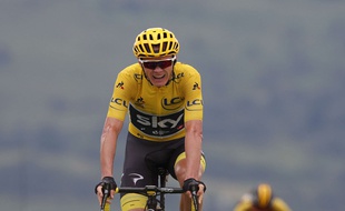 Chris Froome en a bavé jeudi dans la montée vers Peyragudes
