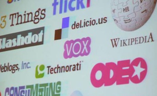 Mosaïque de services web 2.0.
