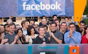 L'entrée en Bourse de Facebook, le 18 mai 2012.