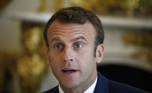 Emmanuel Macron à l'Elysee à Paris le 5 juillet 2019.