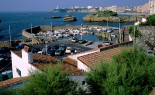 Le littoral aquitain, ici sur la côte basque.