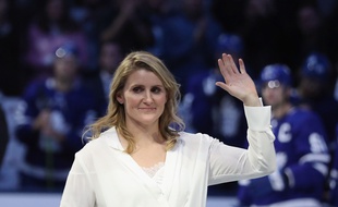 L'ancienne hockeyeuse sur glace Hayley Wickenheiser à Toronto, le 15 novembre 2019.